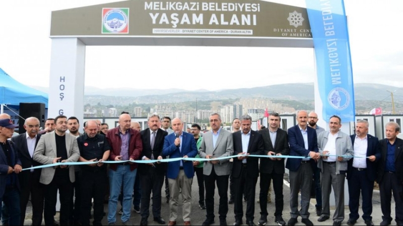 Melikgazi Belediyesi Yaşam Alanı Depremzedelerin Hizmetine Sunuldu
