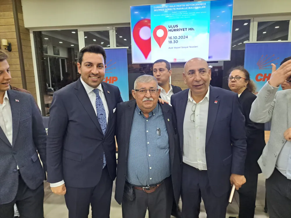 CHP Büyükçekmece İlçe Başkanı Halis Çiçekci Tepecik Ulus Mahallesi