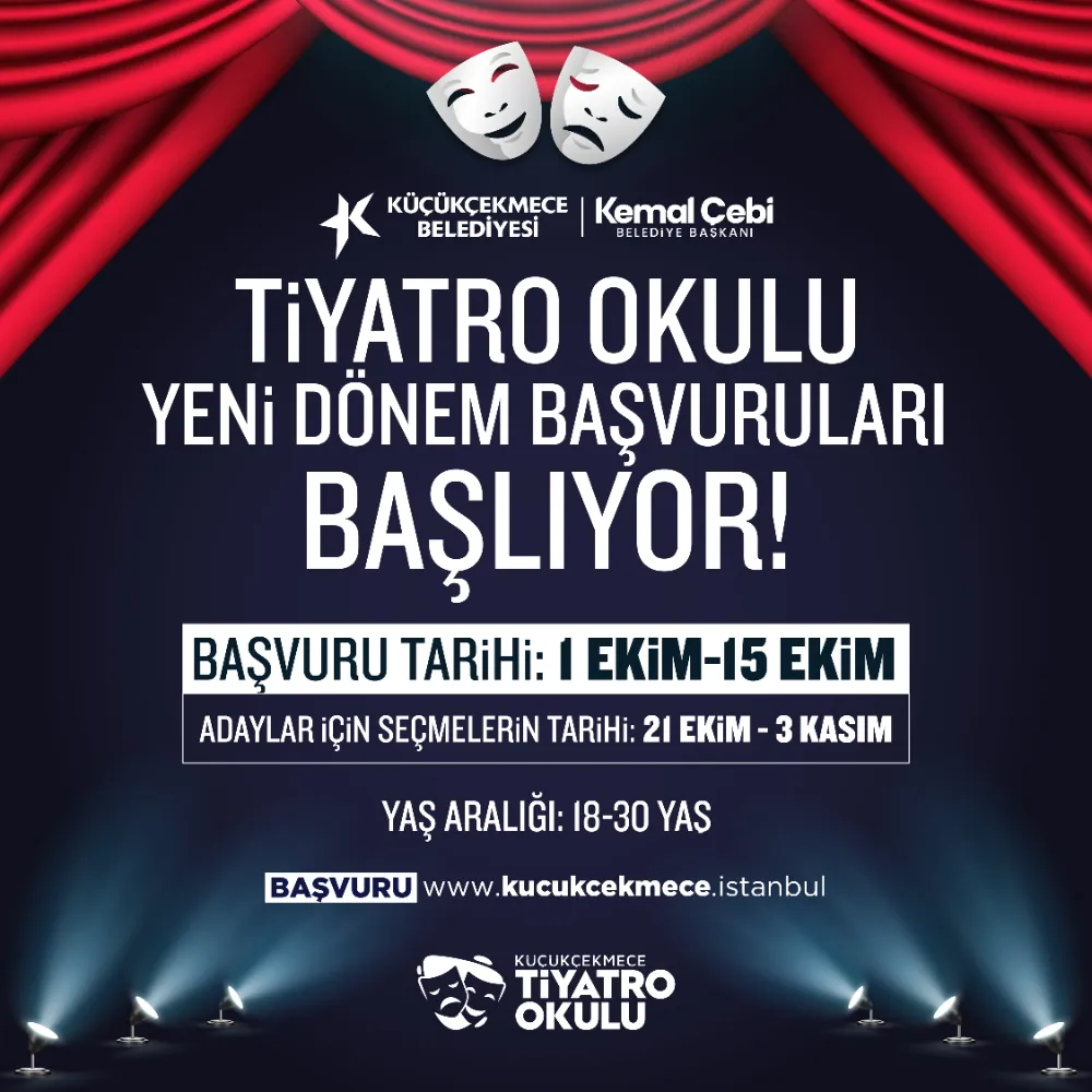 TİYATRO OKULU YENİ YETENEKLER ARIYOR  