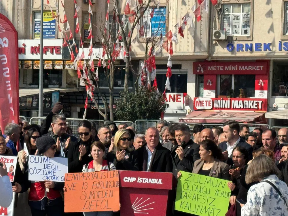 CHP Beylikdüzü ve Esenyurt ilçe örgütlerinden ortak kayyum eylemi 